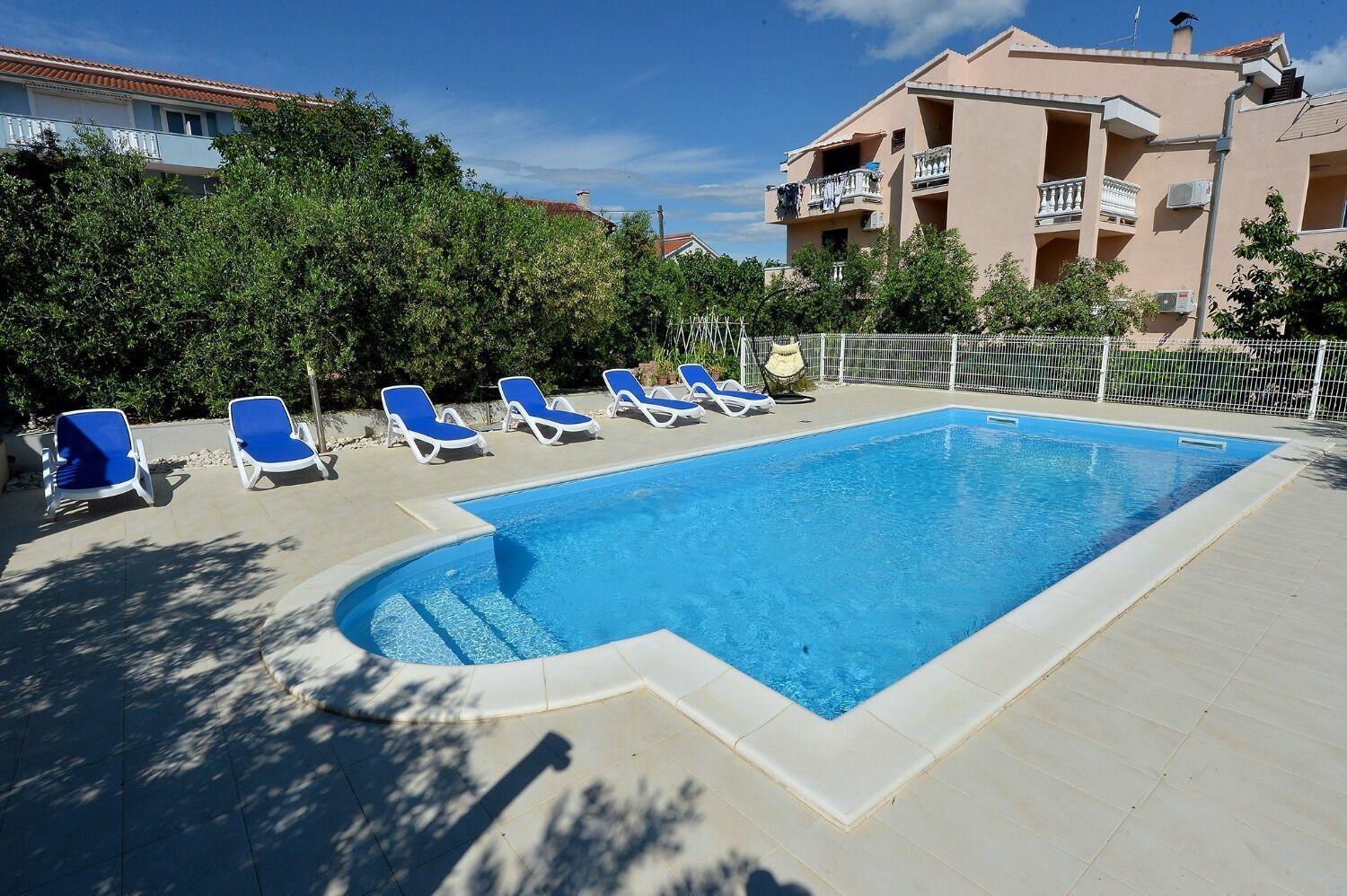 Apartments Olive Garden - Swimming Pool Biograd Na Moru Bagian luar foto